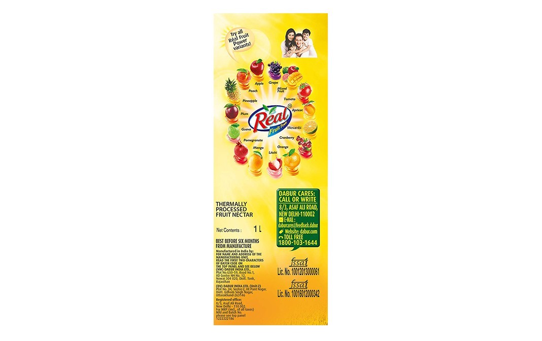 Real Alphonso Mango Nectar    Tetra Pack  1 litre